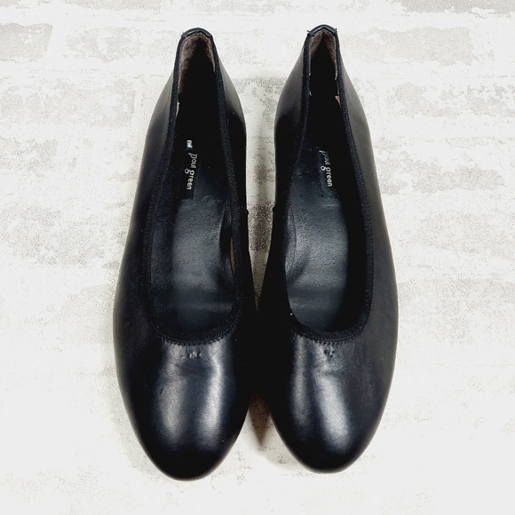 Paul Green Round Toe Black Slip ON Ballet Flats H703 - Picture 8 of 11